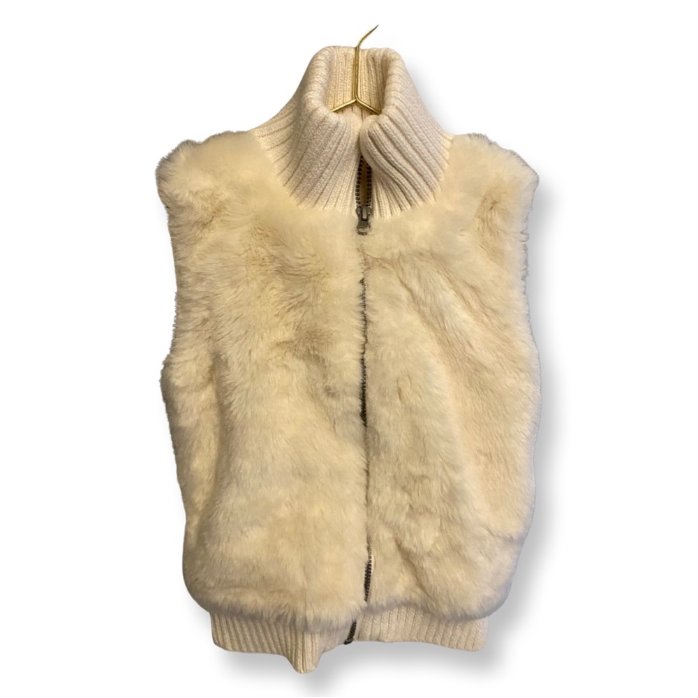 Gap Girls Furry Cotton Vest Size XS